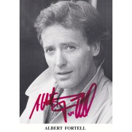 Autogramm Schauspieler | Albert FORTELL | 1990er (Portrait SW)