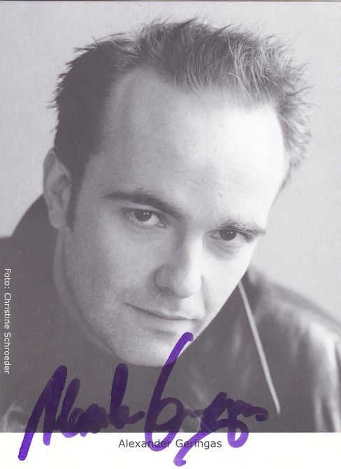 Autogramm Schauspieler | Alexander GERINGAS | 2000er (Portrait SW) Schroeder