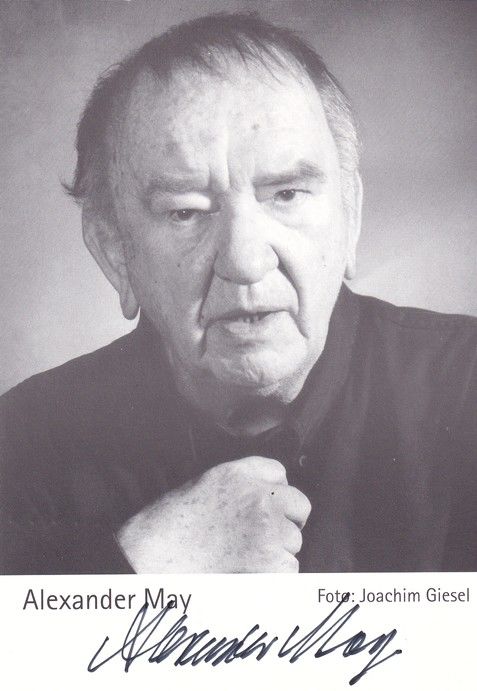 Autogramm Schauspieler | Alexander MAY | 2000er (Portrait SW) Giesel