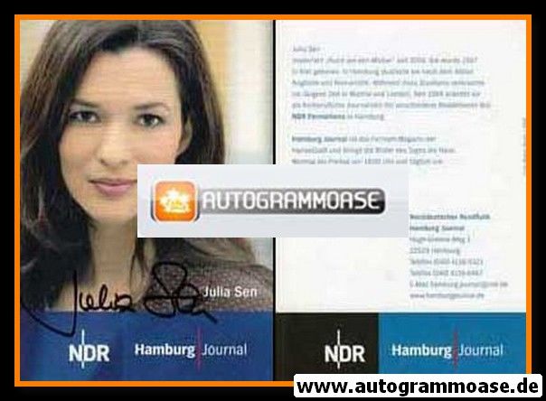 Autogramm TV | NDR | Julia-Niharika SEN | 2000er "Hamburg Journal"