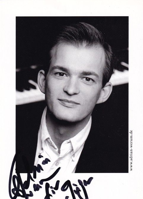 Autogramm Komponist | Adrian WERUM | 2000er (Portrait SW)
