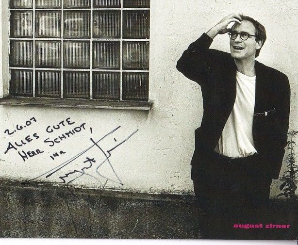 Autogramm Schauspieler | August ZIRNER | 2000er (Portrait SW)