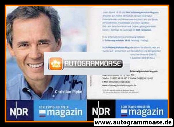 Autogramm TV | NDR | Christian PIPKE | 2007 "S-H Magazin" (Garrels)