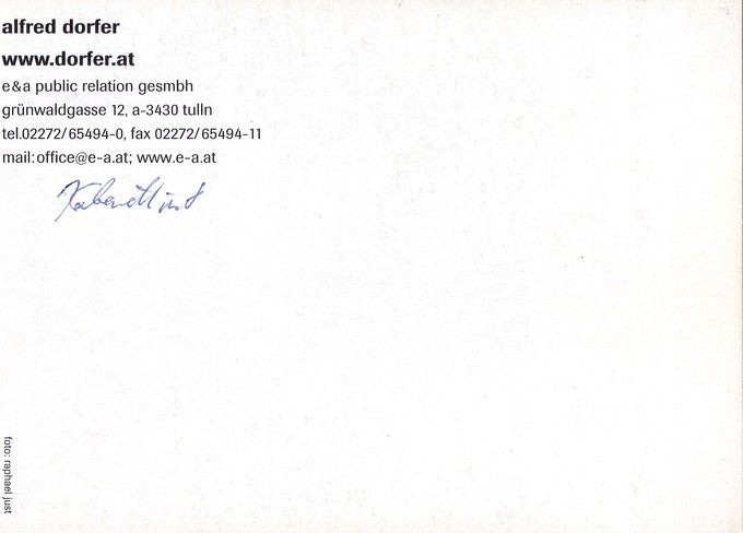 Autogramm Schauspieler | Alfred DORFER | 2000er (Portrait SW) Just