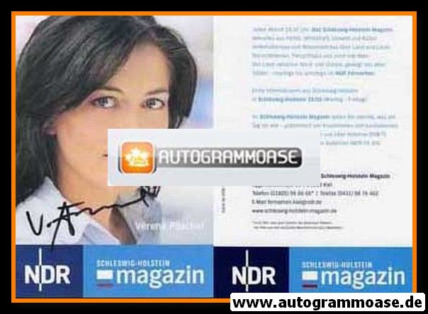 Autogramm TV | NDR | Verena PÜSCHEL | 2008 "S-H Magazin" (Garrels)