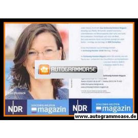 Autogramm TV | NDR | Elin ROSTECK | 2000er "S-H Magazin" (Garrels)