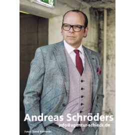 Autogramm Schauspieler | Andreas SCHRÖDERS | 2010er (Portrait Color) Gontarski