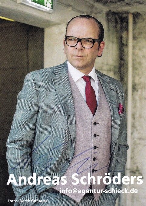 Autogramm Schauspieler | Andreas SCHRÖDERS | 2010er (Portrait Color) Gontarski