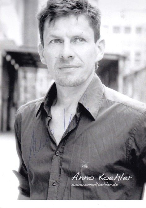 Autogramm Schauspieler | Anno KOEHLER | 2000er Foto (Portrait SW)