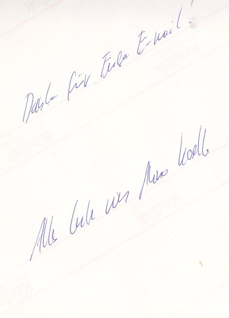Autogramm Schauspieler | Anno KOEHLER | 2000er Foto (Portrait SW)
