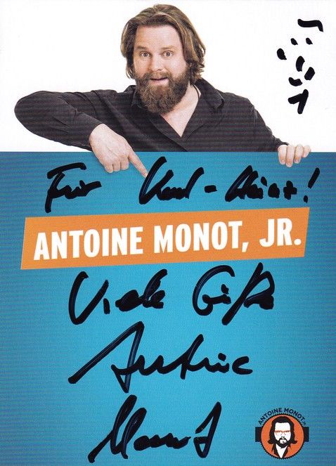 Autogramm Schauspieler | Antoine MONOT jr. | 2015 (Portrait Color) Fischer