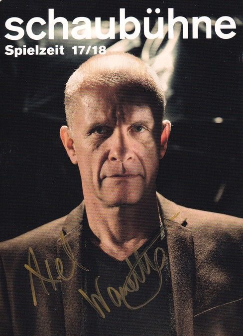 Autogramm Schauspieler | Axel WANDTKE | 2017 (Portrait Color) Schaubühne