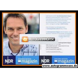 Autogramm TV | NDR | Meeno SCHRADER | 2007 "S-H Magazin" (Garrels)