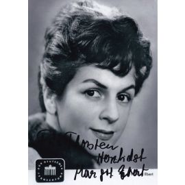 Autogramm Schauspieler | Margot EBERT | 1960 Foto (Portrait SW XL)