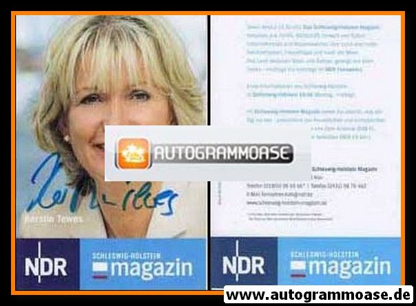 Autogramm TV | NDR | Kerstin TEWES | 2007 "S-H Magazin" (Garrels)