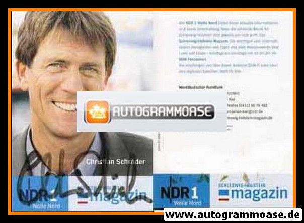 Autogramm TV | NDR | Christian SCHRÖDER | 2000er "Schleswig-Holstein Magazin"