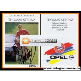 Autogramm Fussball | FC Bayern München | 1990 | Thomas STRUNZ