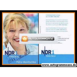 Autogramm Radio | NDR1 Welle Nord | Petra WANITSCHKA | 2007 (Portrait Color) Garrels