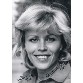 Autogramm Schauspieler | Christine SCHILD | 1990er Foto (Portrait SW XL)