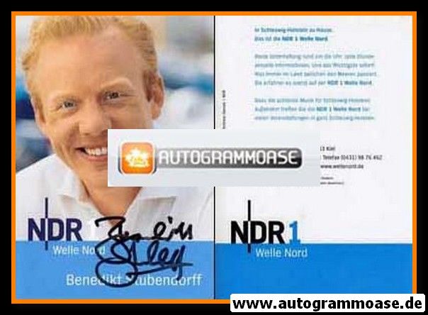 Autogramm Radio | NDR1 Welle Nord | Benedikt STUBENDORFF | 2007 (Portrait Color) Garrels