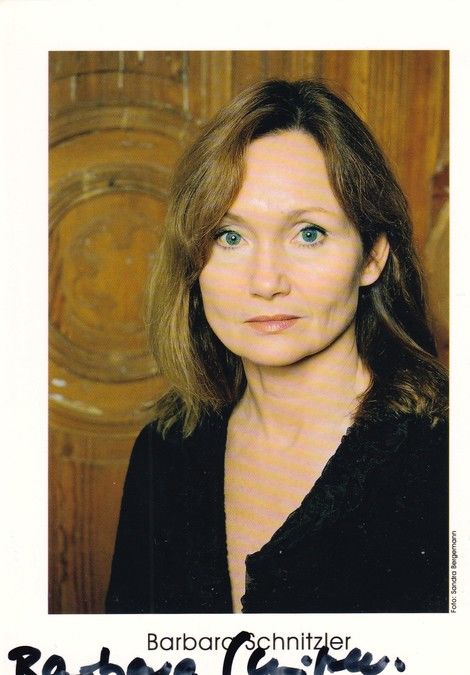 Autogramm Schauspieler | Barbara SCHNITZLER | 2000er (Portrait Color Rüdel) Bergemann