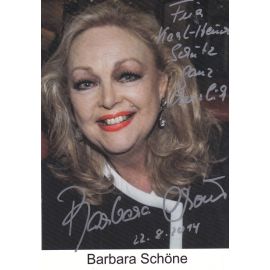 Autogramm Schauspieler | Barbara SCHÖNE | 2010er (Portrait Color) Lautenbacher