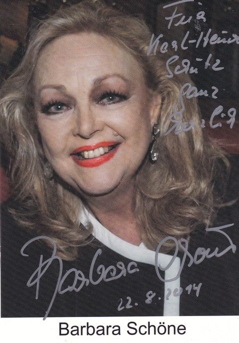 Autogramm Schauspieler | Barbara SCHÖNE | 2010er (Portrait Color) Lautenbacher