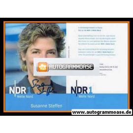 Autogramm Radio | NDR1 Welle Nord | Susanne STEFFEN | 2007 (Portrait Color) Garrels