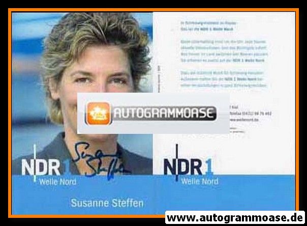 Autogramm Radio | NDR1 Welle Nord | Susanne STEFFEN | 2007 (Portrait Color) Garrels