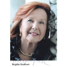 Autogramm Schauspieler | Brigitte GROTHUM | 2010er (Portrait Color) Verworner