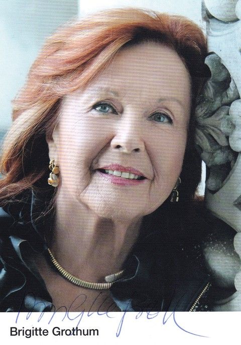 Autogramm Schauspieler | Brigitte GROTHUM | 2010er (Portrait Color) Verworner
