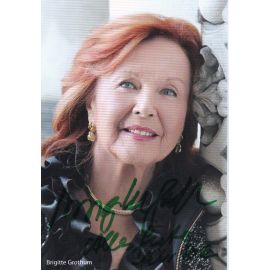 Autogramm Schauspieler | Brigitte GROTHUM | 2014 (Portrait Color) Jedermann