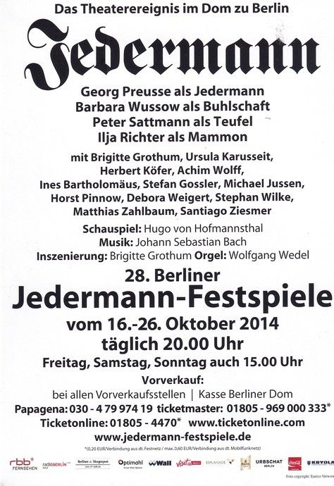 Autogramm Schauspieler | Brigitte GROTHUM | 2014 (Portrait Color) Jedermann