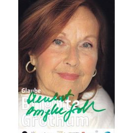 Autogramm Schauspieler | Brigitte GROTHUM | 2010er (Portrait Color) Glaube