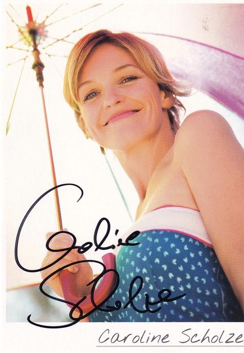 Autogramm Schauspieler | Caroline SCHOLZE | 2000er (Portrait Color) Merten