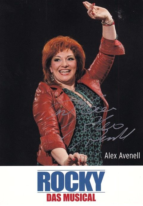 Autogramm Musical | Alex AVENELL | 2010 (Portrait Color) Rocky