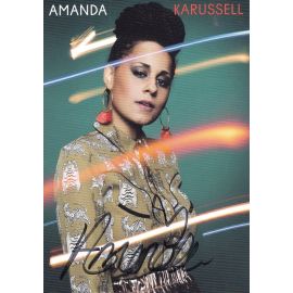 Autogramm Rap | AMANDA | 2017 "Karussell" (Portrait Color) FourMusic