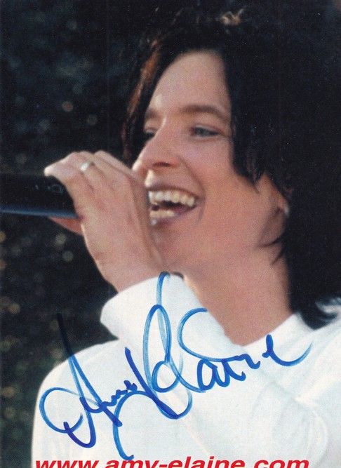 Autogramm Pop | Amy ELAINE | 2000er (Portrait Color) 1