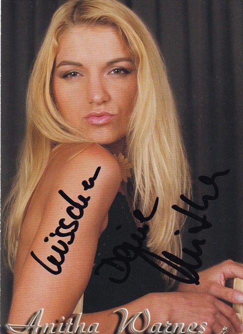 Autogramm Schlager | Anitha WARNES | 2008 (Portrait Color) CRI-LEX
