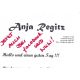 Autogramm Schlager | Anja REGITZ (Brief)