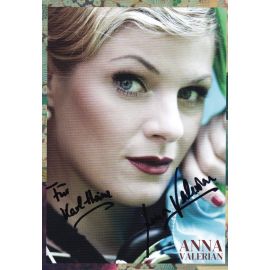 Autogramm Schlager | Anna VALERIAN | 2010er (Portrait Color)