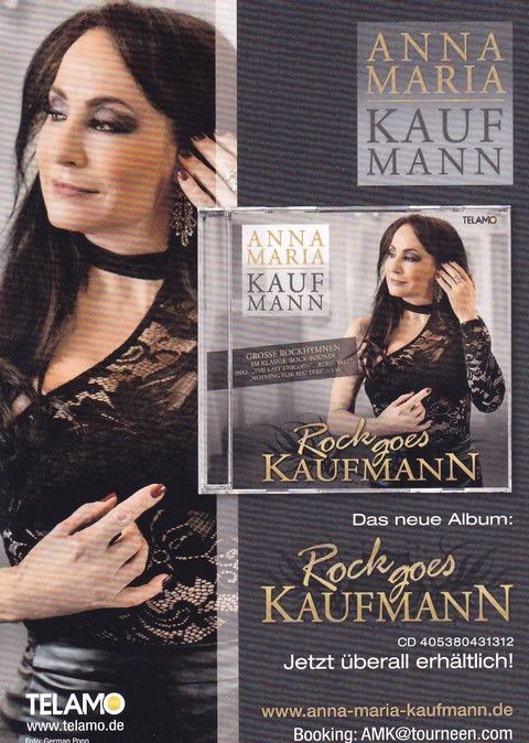 Autogramm Klassik | Anna Maria KAUFMANN | 2019 "Rock Goes Kaufmann" (Portrait SW) Telamo