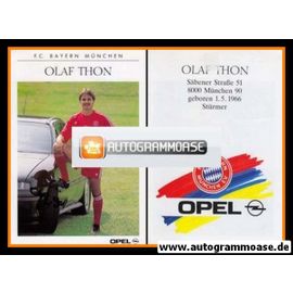 Autogramm Fussball | FC Bayern München | 1990 | Olaf THON