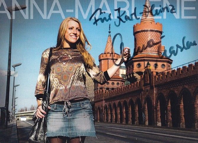 Autogramm Pop | ANNA-MARLENE | 2015 "Glückskind" (Portrait Color) AO Records