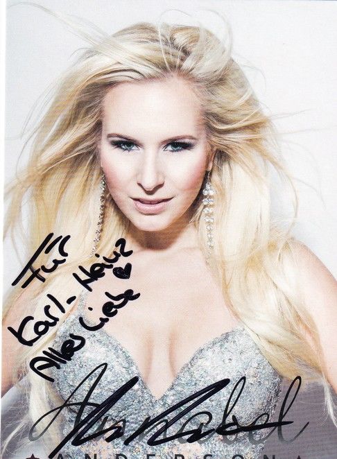 Autogramm Schlager | Annabel ANDERSON | 2010er (Portrait Color) Stop+Go