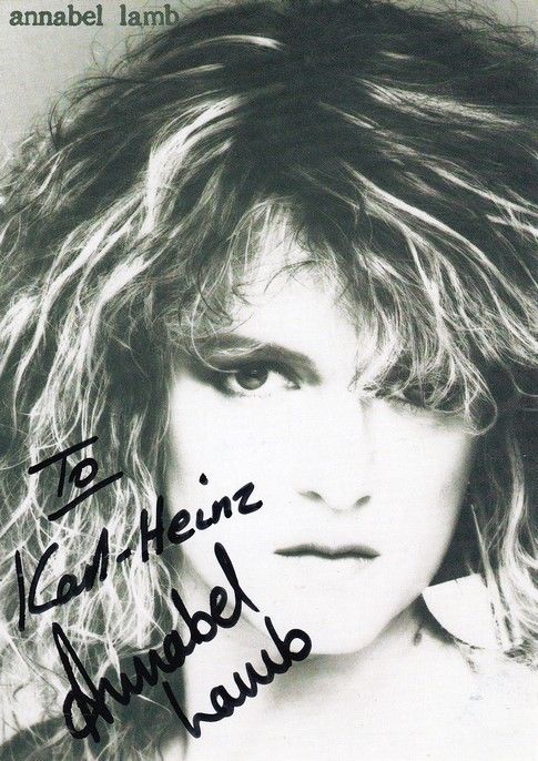 Autogramm Pop (UK) | Annabel LAMB | 1988 "Justice" (Metronome)