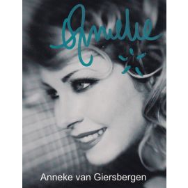 Autogramm Rock (NL) | Anneke VAN GIERSBERGEN | 2000er (Portrait SW)