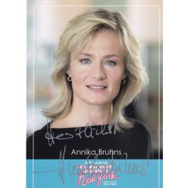 Autogramm Musical | Annika BRUHNS | 2000er "New York" (Portrait Color)