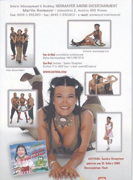 Autogramm Schlager | ANTONIA AUS TIROL | 2000 "Ich Bin Viel Schöner" (Gruppenbild Color)