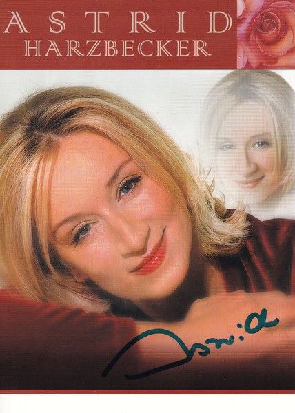 Autogramm Volksmusik | Astrid HARZBECKER | 2003 "Auf Der Suche Nach Liebe" (Koch)